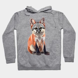 Grey fox Hoodie